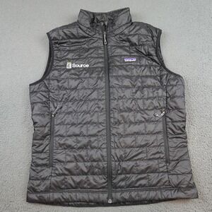 Patagonia Nano Puff Vest Mens Large Black Insulated Full Zip STY84242